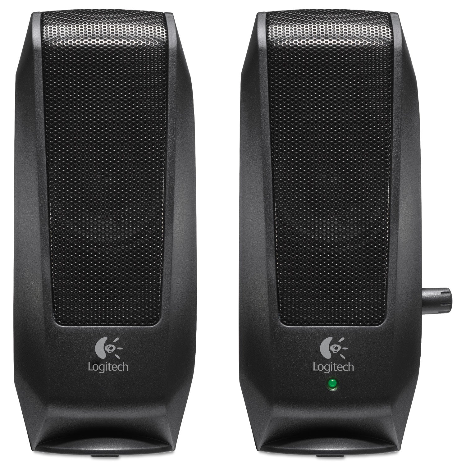 Logitech S120 2.0 Multimedia Speakers, Black