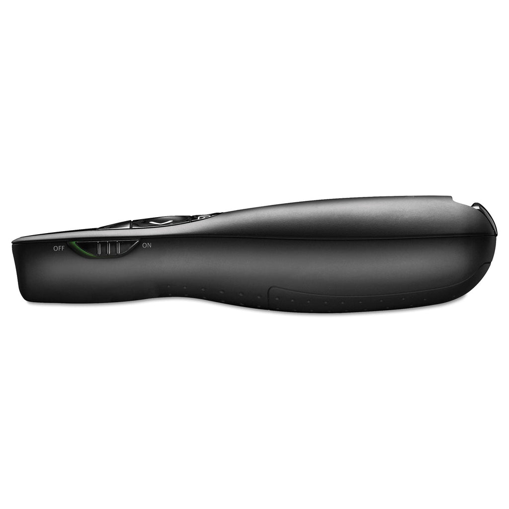 Logitech R400 Wireless Presentation Remote with Laser Pointer, Class 2, 50 ft Range, Matte Black