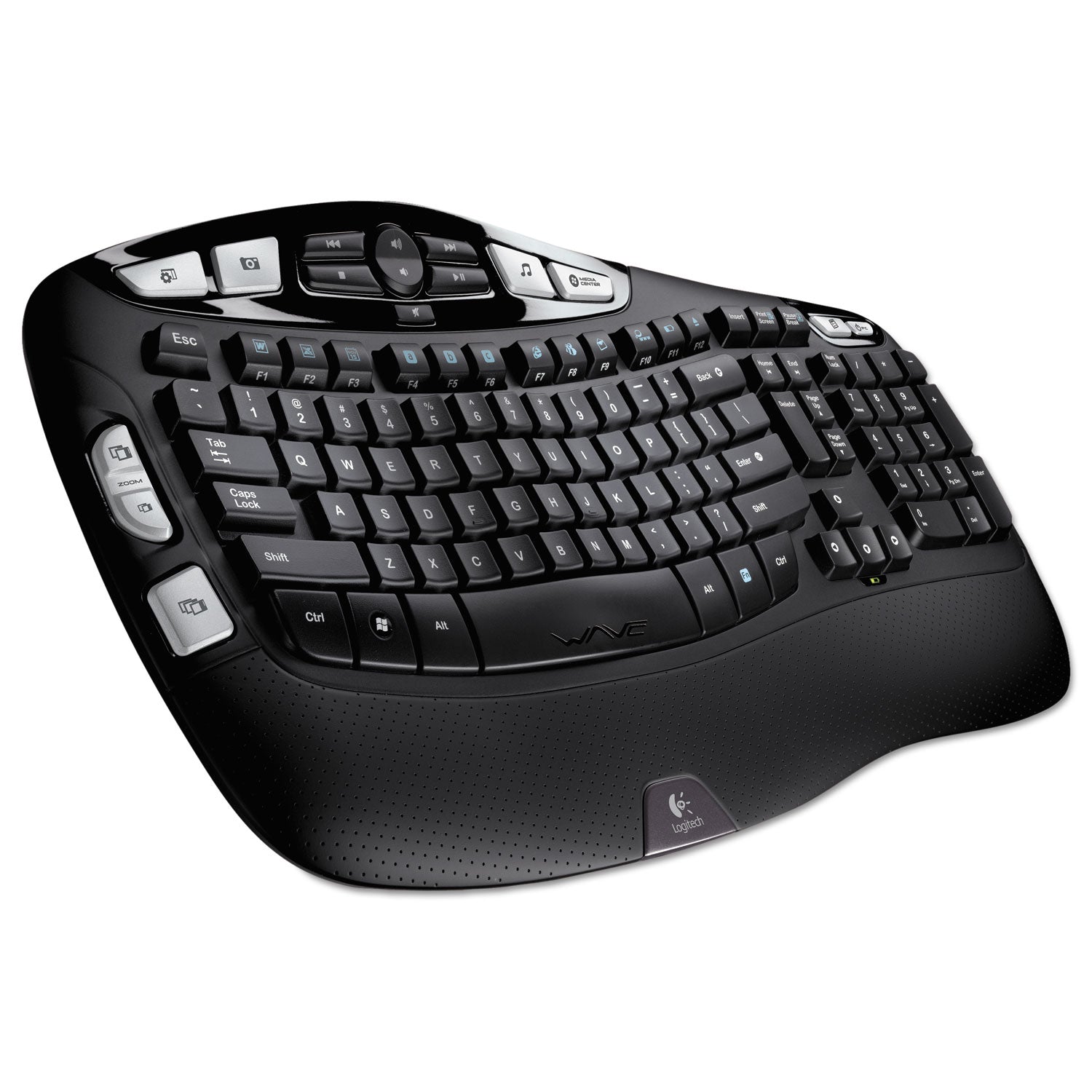 Logitech K350 Wireless Keyboard, Black