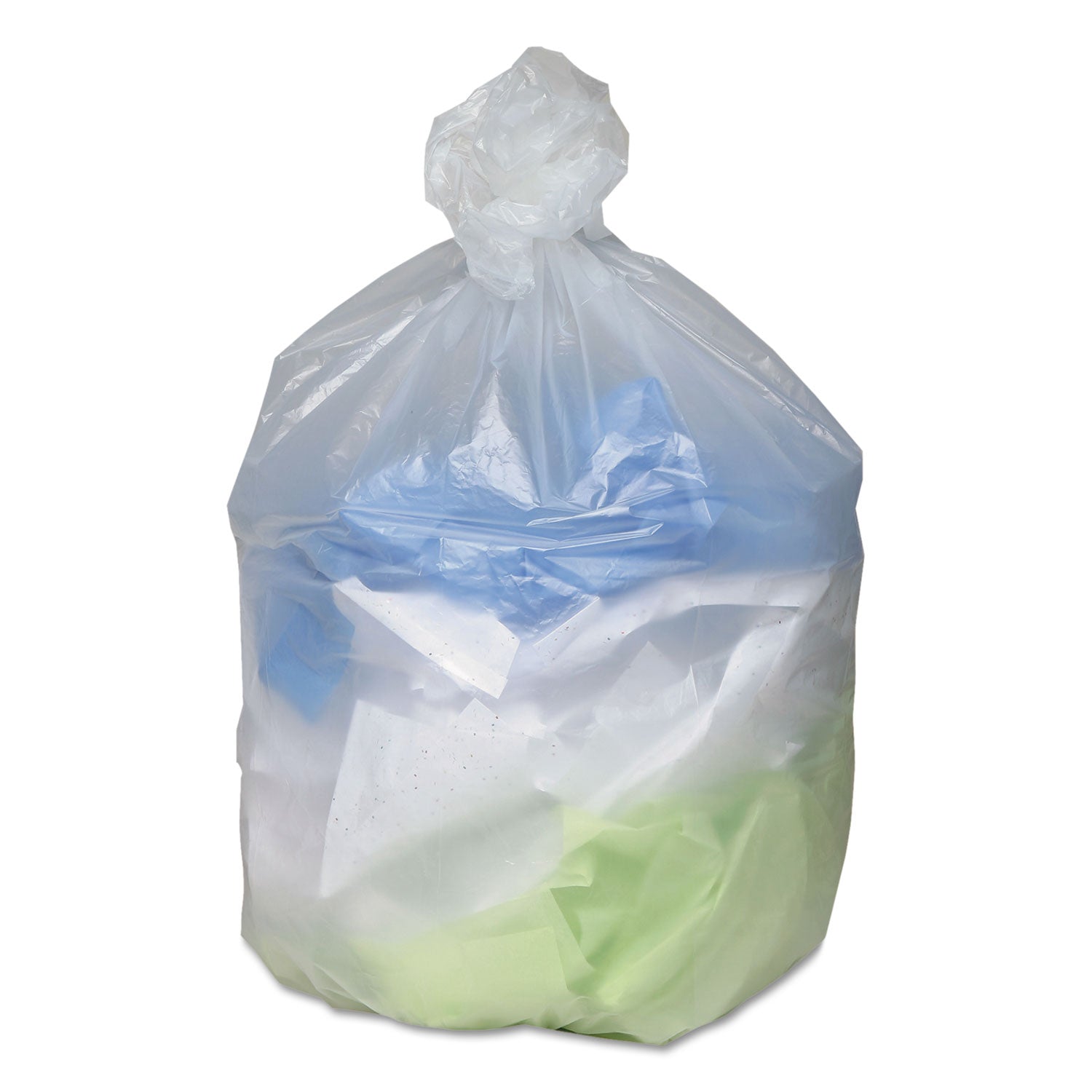 Ultra Plus Can Liners, 45 gal, 12 microns, 40" x 48", Natural, 250/Carton