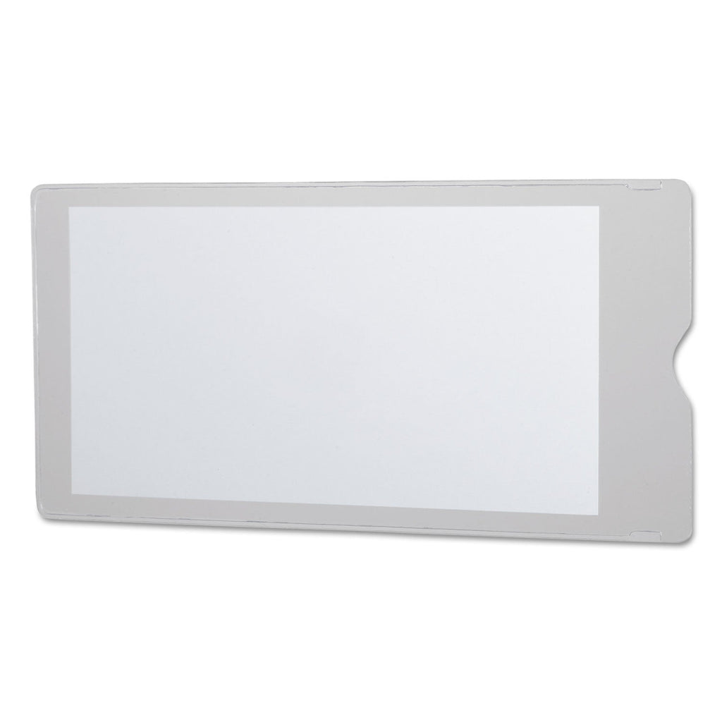 Oxford Utili-Jac Heavy-Duty Clear Plastic Envelopes, 4 x 9, 50/Box