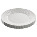 WNA Classicware Plastic Dinnerware Plates, 9" dia, White, 12/Pack