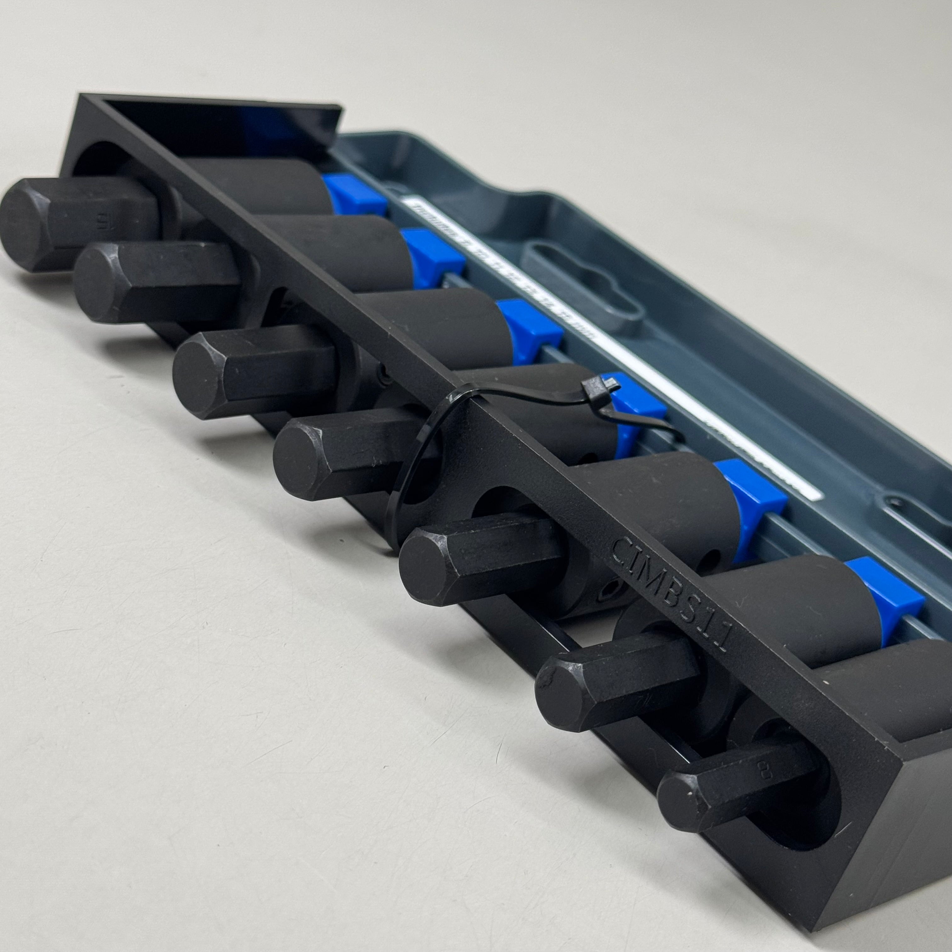 CRESCENT (7 pc) Assorted Sizes X 1/2 in. Metric 6 Point Hex Bit Socket Set CIMBS12