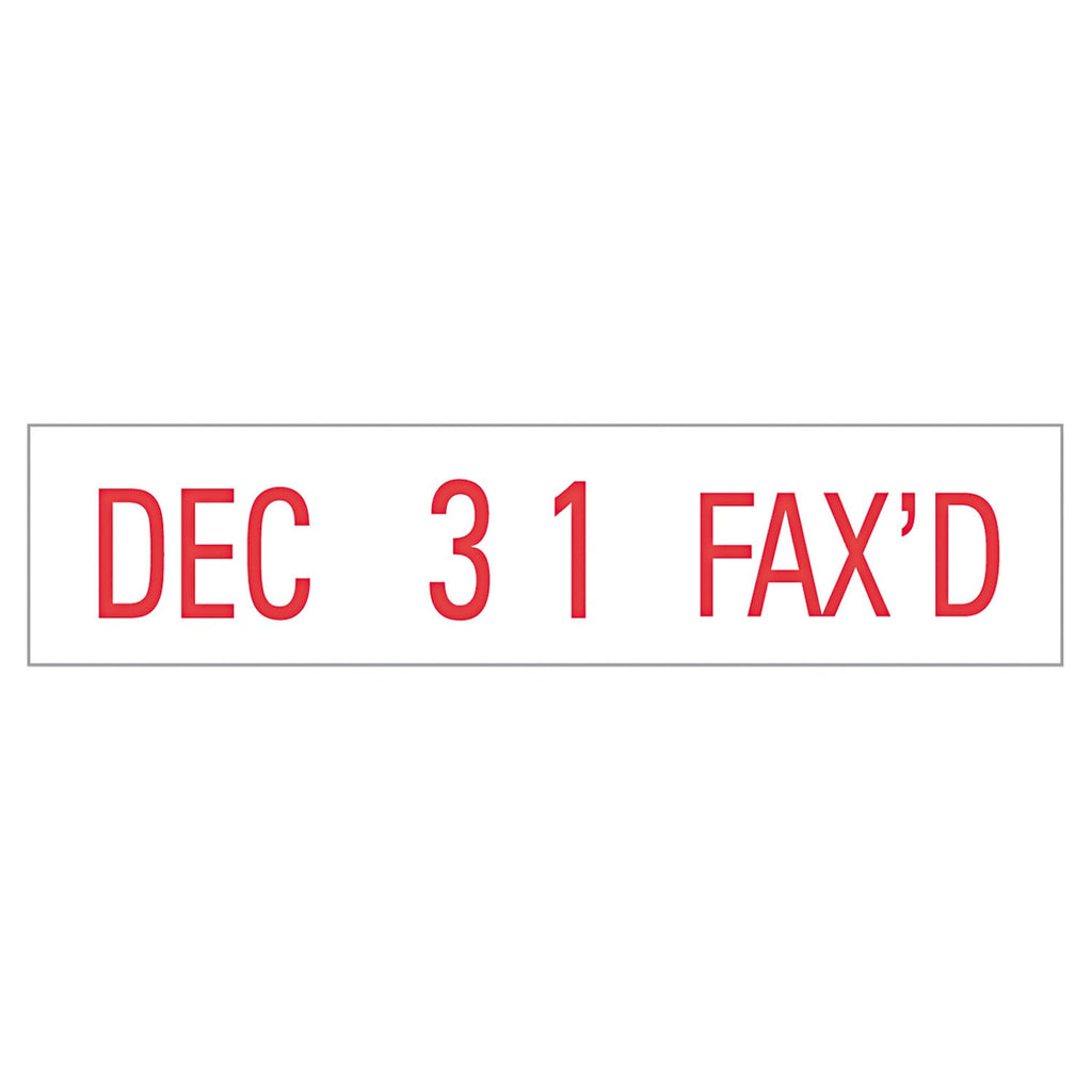 Xstamper VersaDater Line Dater, Message Dater, 1 x 0.16, Pre-Inked, Red