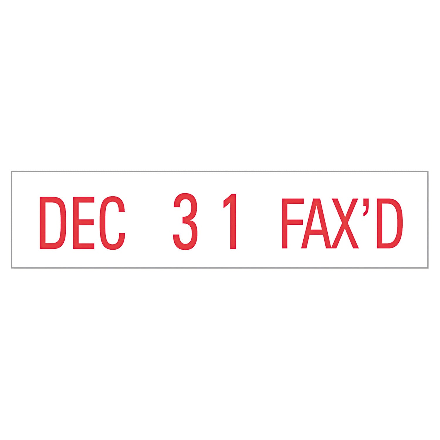 Xstamper VersaDater Line Dater, Message Dater, 1 x 0.16, Pre-Inked, Red