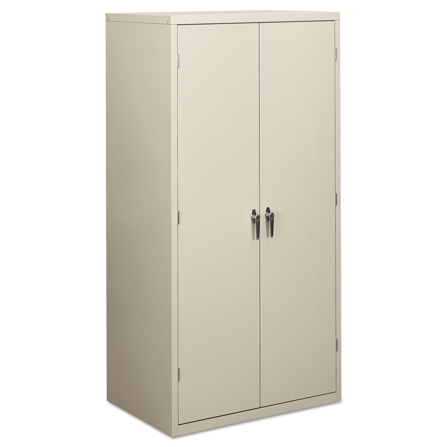 HON Assembled Storage Cabinet, 36w x 24 1/4d x 71 3/4h, Light Gray