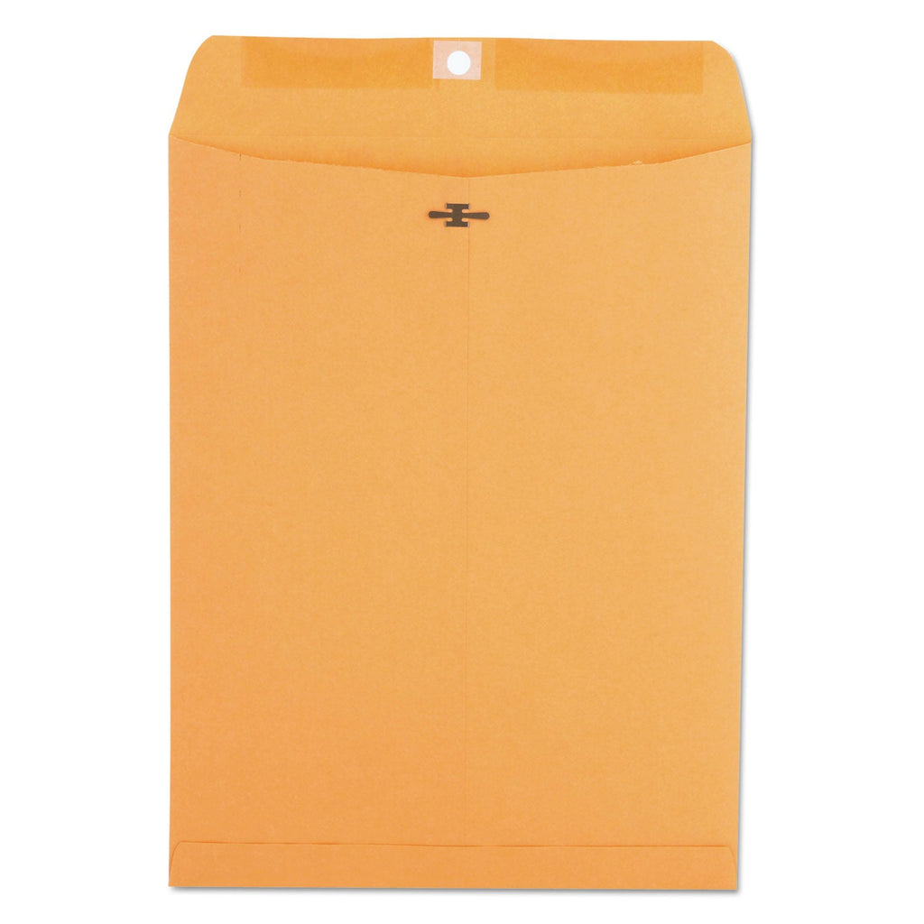 Universal Kraft Clasp Envelope, #93, Square Flap, Clasp/Gummed Closure, 9.5 x 12.5, Brown Kraft, 100/Box