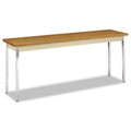 HON Utility Table, Rectangular, 72w x 18d x 29h, Harvest/Putty