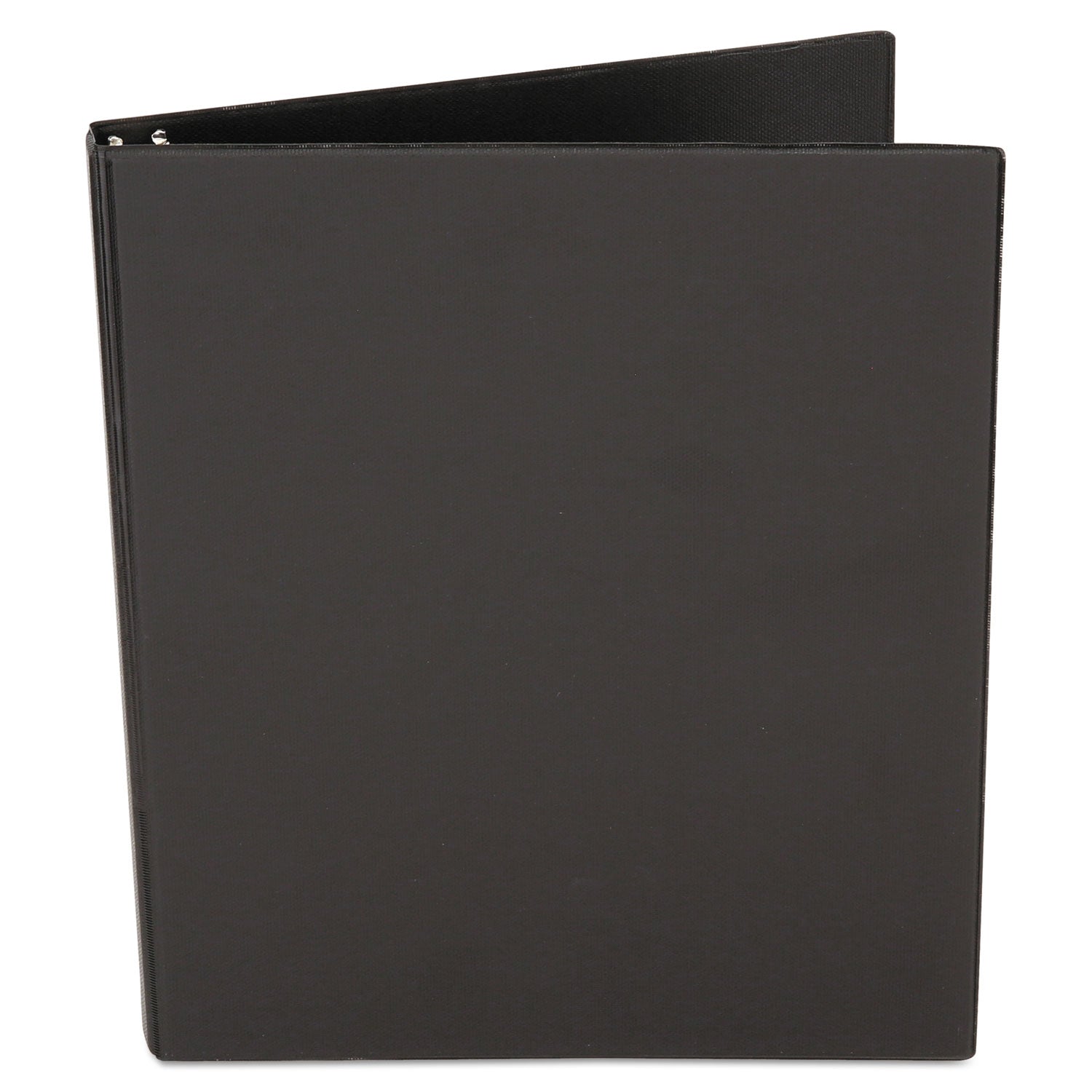 Universal Economy Non-View Round Ring Binder, 3 Rings, 1" Capacity, 11 x 8.5, Black