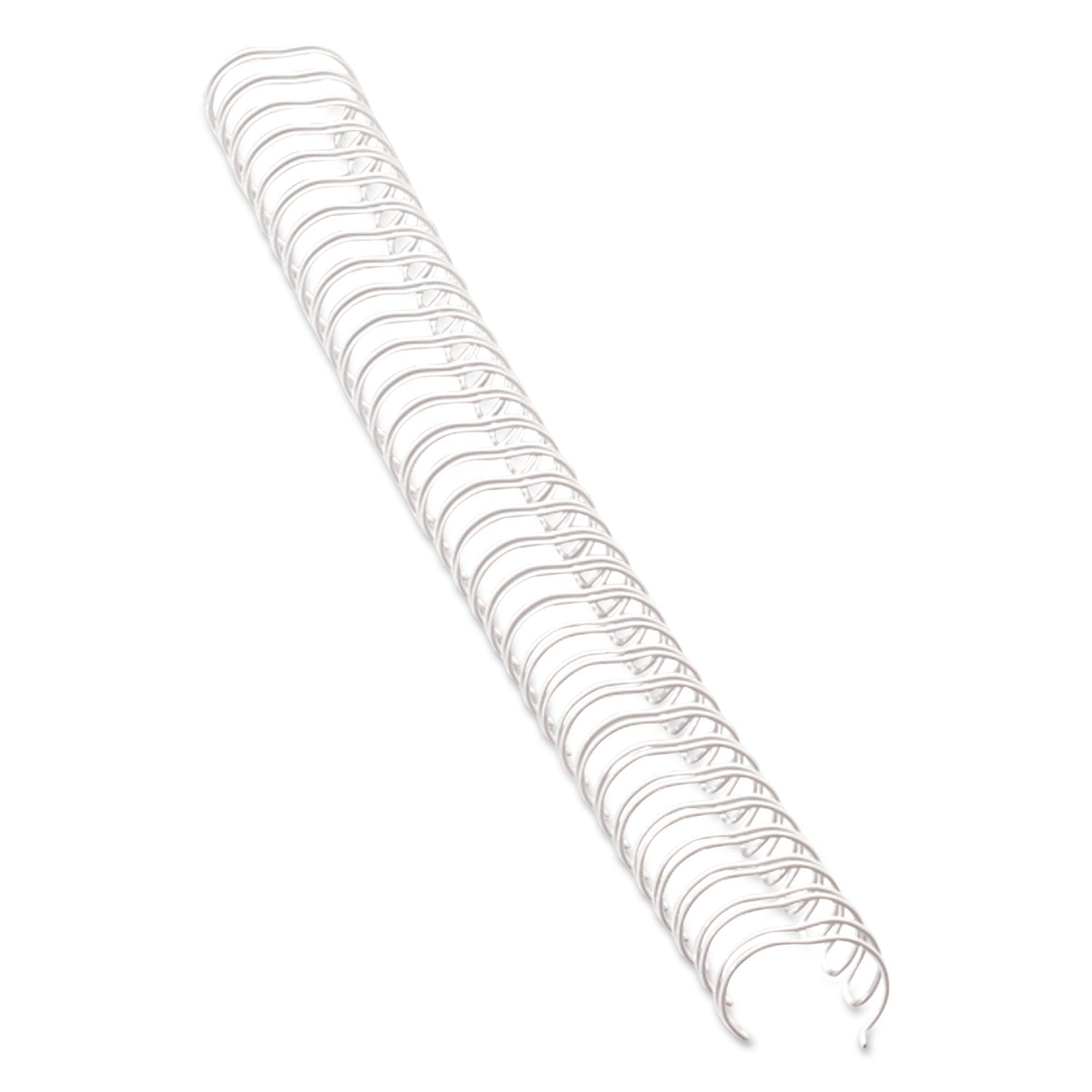 Fellowes Wire Bindings, 1/4" Diameter, 35 Sheet Capacity, White, 25/Pack