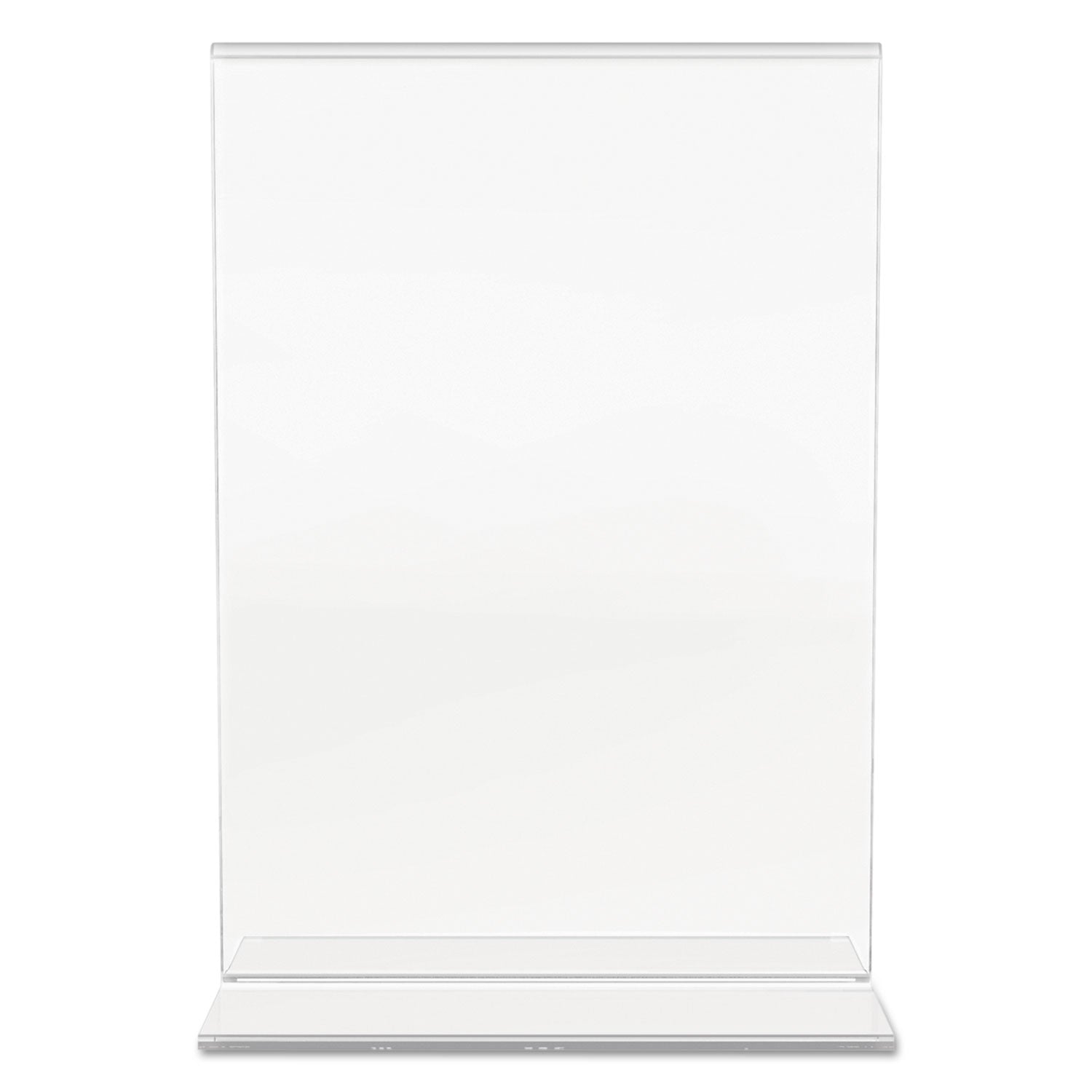 deflecto Classic Image Double-Sided Sign Holder, 5 x 7 Insert, Clear