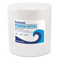 Boardwalk Hydrospun Wipers, 10 x 13, White, 1,100/Roll
