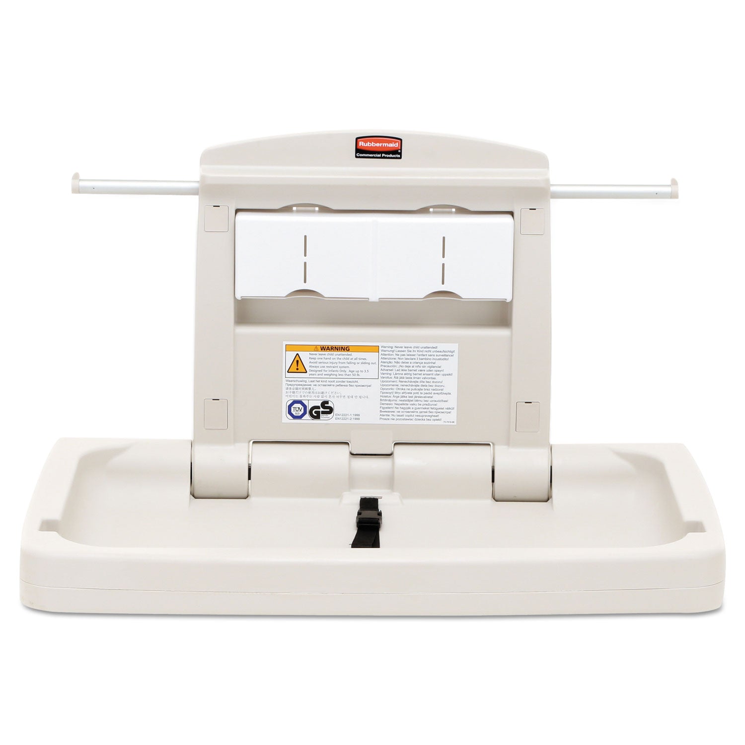 Rubbermaid Sturdy Station 2 Baby Changing Table, 33.5 x 21.5, Platinum