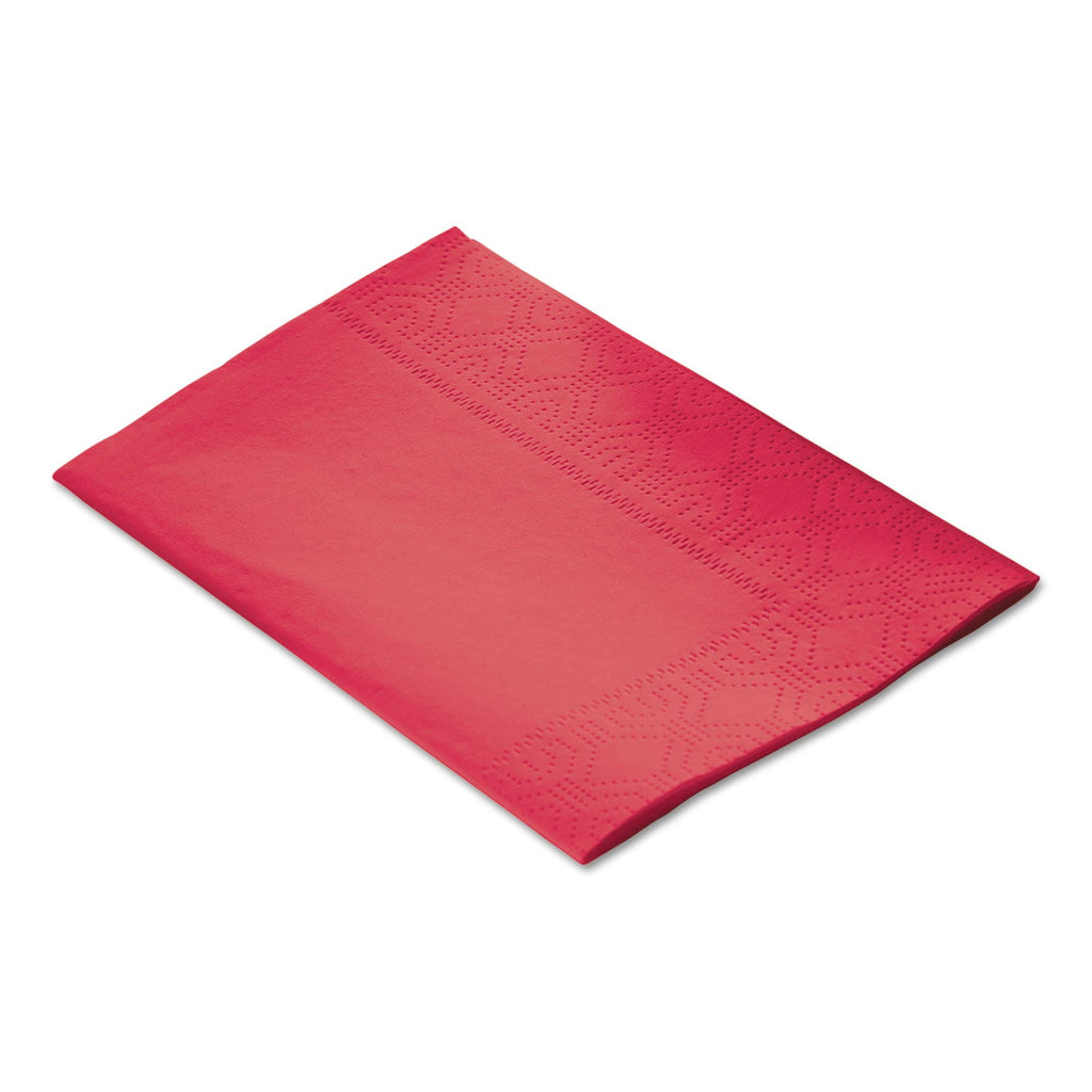 Hoffmaster Dinner Napkins, 2-Ply, 15 x 17, Red, 1000/Carton