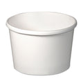 Dart Flexstyle Double Poly Paper Containers, 8 oz, White, Paper, 25/Pack, 20 Packs/Carton