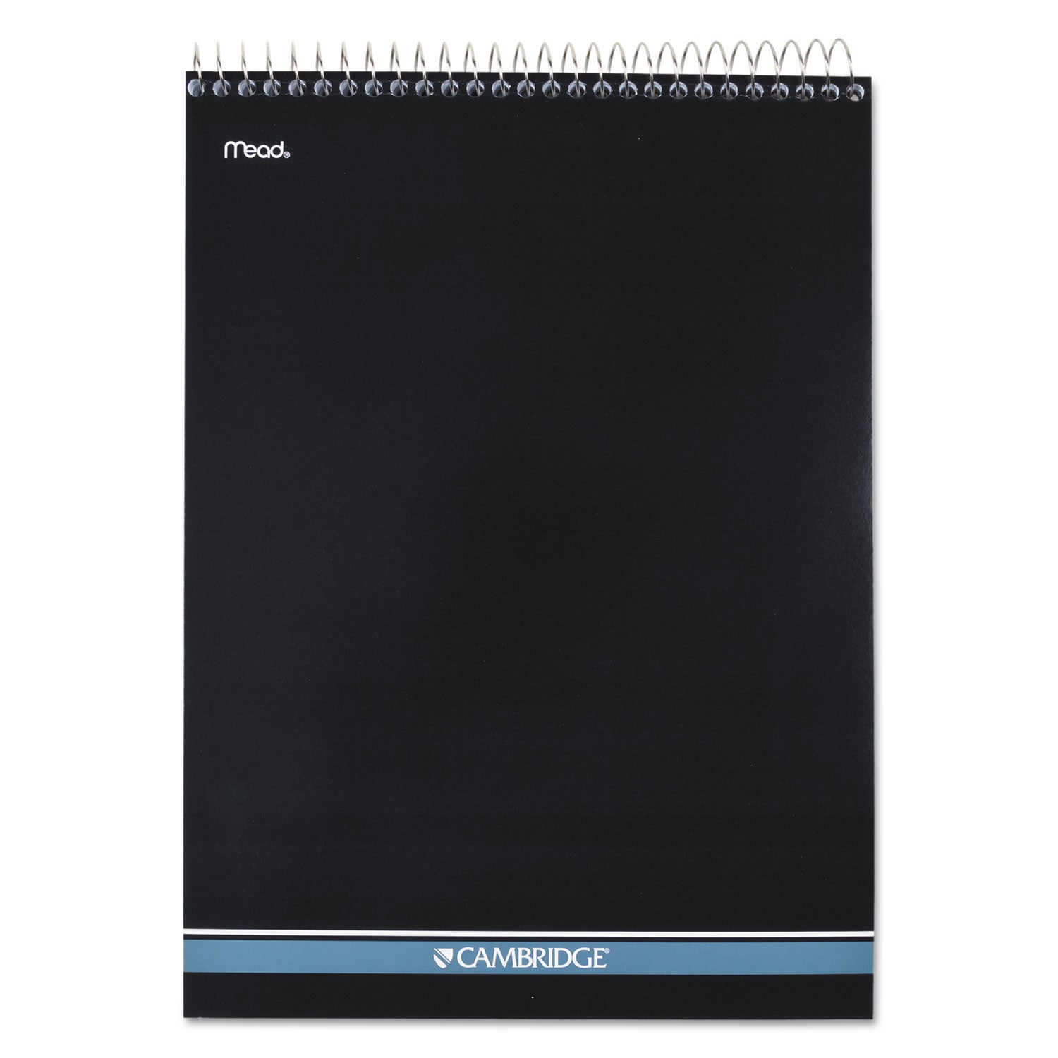 Cambridge Stiff-Back Wire Bound Notepad, Medium/College Rule, Navy Cover, 70 White 8.5 x 11.5 Sheets
