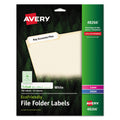 Avery EcoFriendly Permanent File Folder Labels, 0.66 x 3.44, White, 30/Sheet, 25 Sheets/Pack