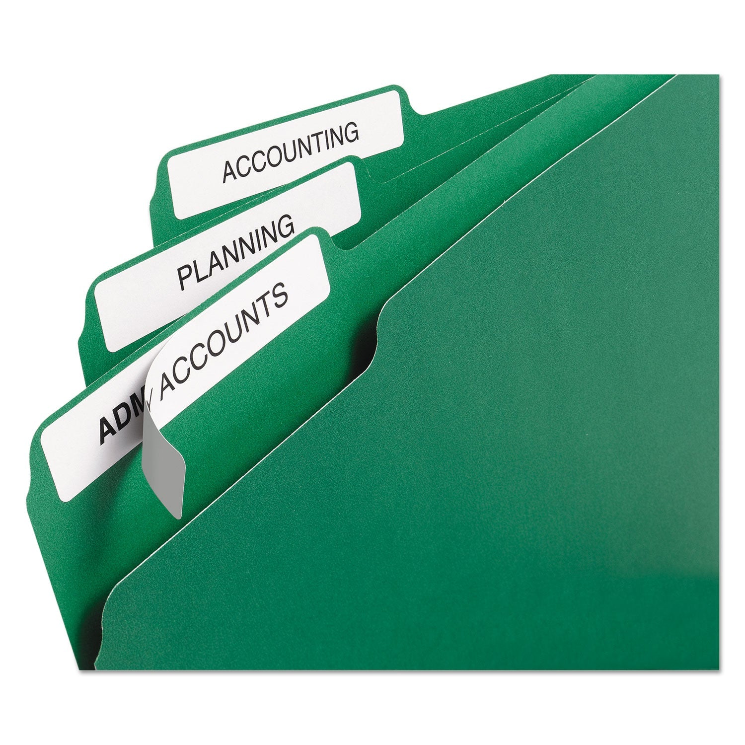 Avery Permanent TrueBlock File Folder Labels with Sure Feed Technology, 0.66 x 3.44, White, 30/Sheet, 50 Sheets/Box