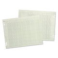 Wilson Jones Accounting Sheets, 6 Columns, 9.25 x 11.88, Green, Loose Sheet,100/Pack
