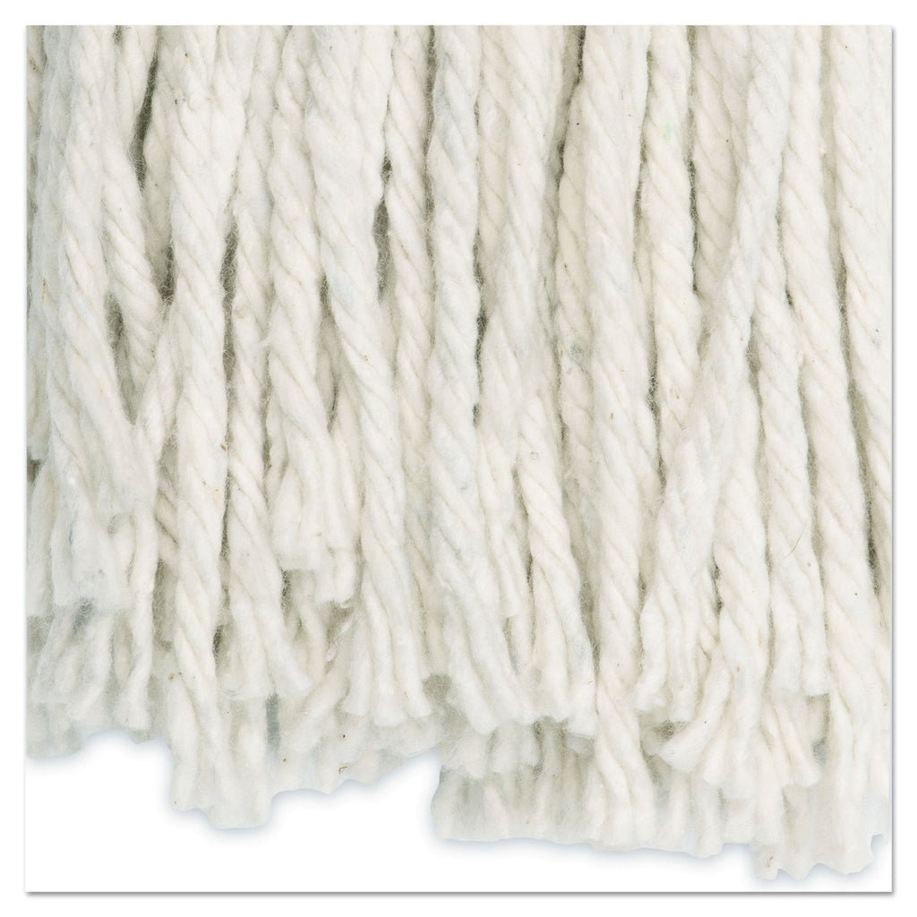 Boardwalk Cut-End Wet Mop Head, Cotton, No. 24, White