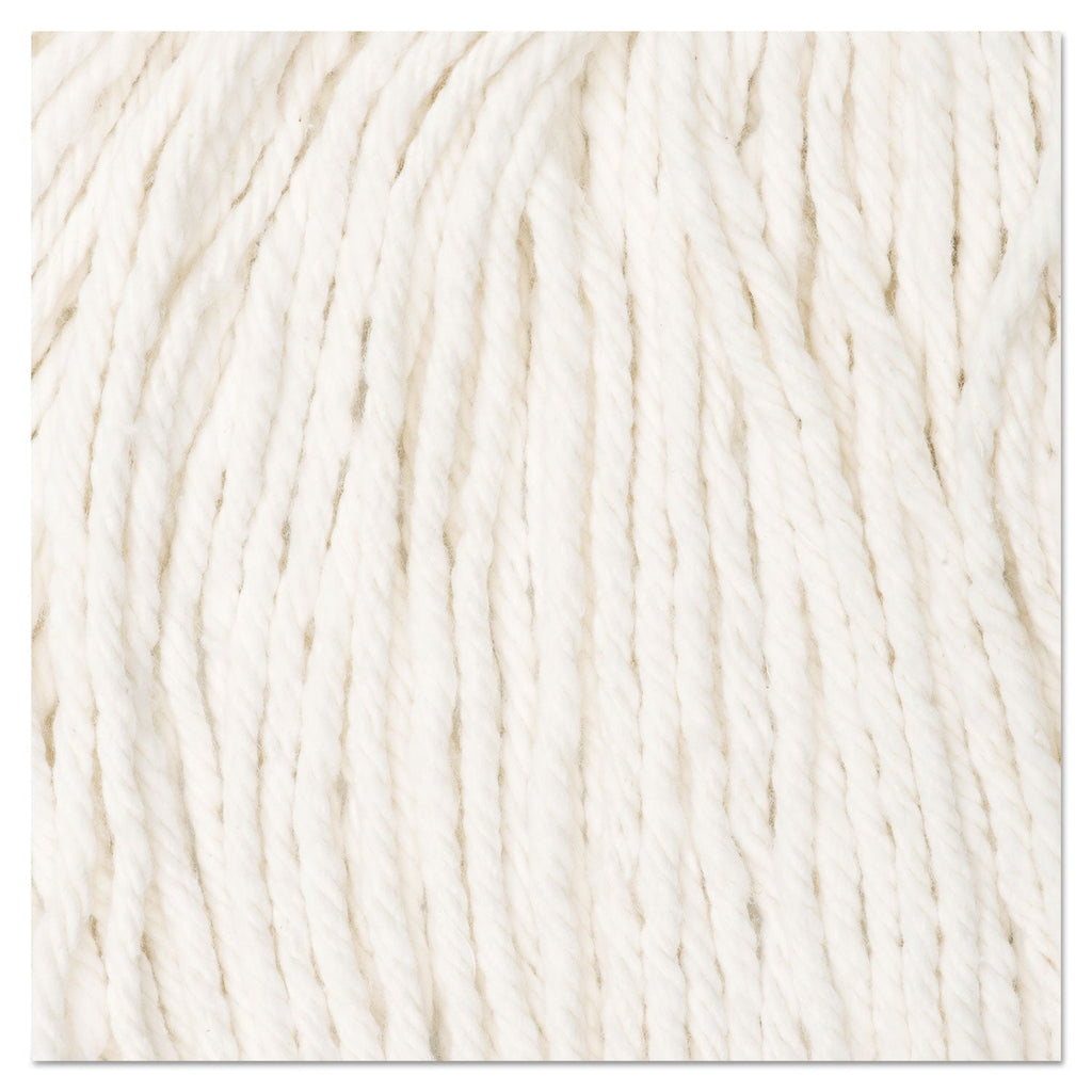 Boardwalk Cut-End Wet Mop Head, Cotton, No. 24, White