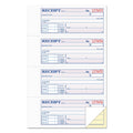TOPS Money and Rent Receipt Books, Two-Part Carbonless, 2.75 x 7.13, 4/Page, 200 Forms