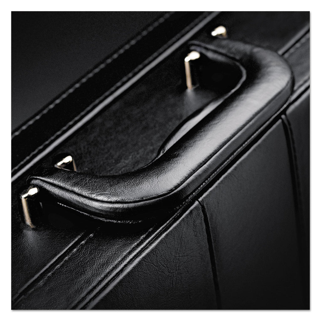Solo Classic Attache, Vinyl, 12.5 x 4 x 17.5, Black