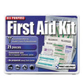 First Aid Only All-Purpose First Aid Kit, 21 Pieces, 4.75 x 3, Plastic Case