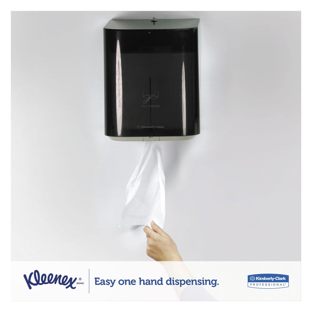 Kleenex Premiere Center-Pull Towels, Perforated, 1-Ply, 8 x 15, White, 250/Roll, 4 Rolls/Carton