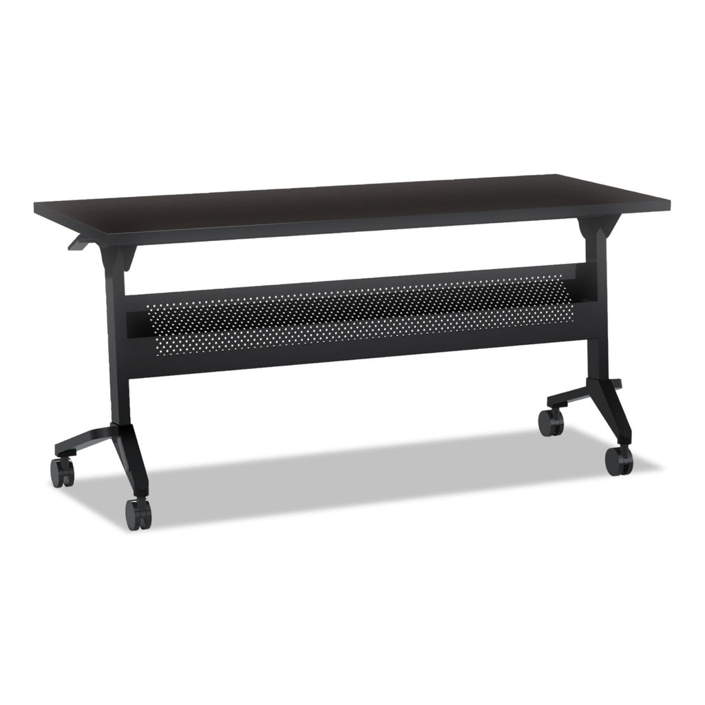 Safco Flip-n-Go Table Top, Rectangular, 60w x 24d, Mocha