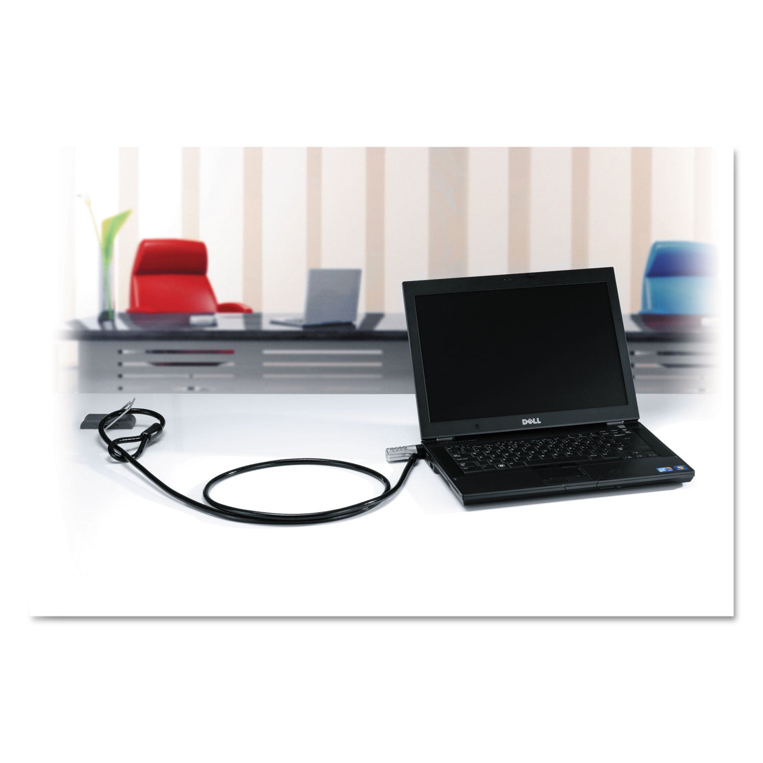 Kensington Desk Mount Cable Anchor, Gray/White