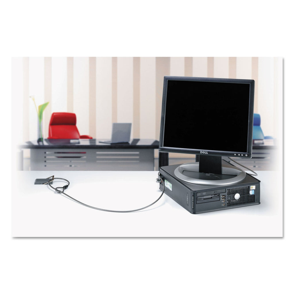 Kensington Desk Mount Cable Anchor, Gray/White