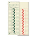 TOPS Time Clock Cards, Replacement for 10-100372/1950-9361, Two Sides, 3.5 x 10.5, 500/Box