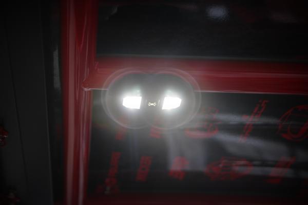 SSV Works Dome Light with Billet Mount for 1.75" Tube