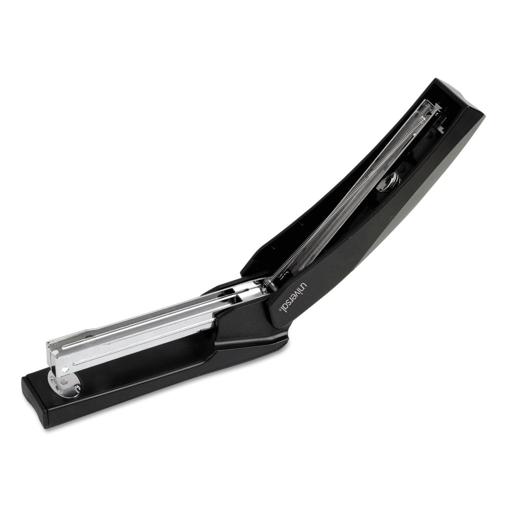 Universal Stand-Up Full Strip Stapler, 20-Sheet Capacity, Black/Gray