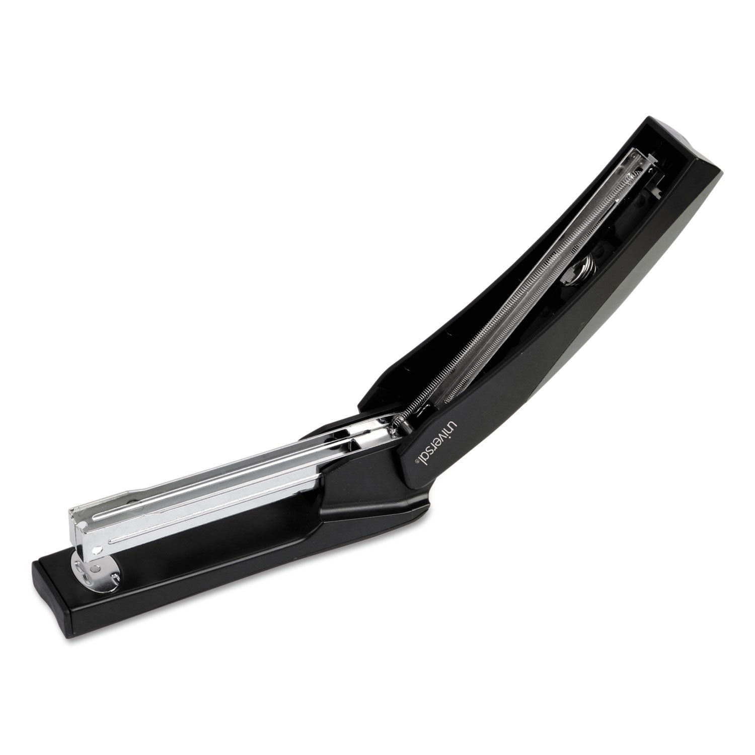 Universal Stand-Up Full Strip Stapler, 20-Sheet Capacity, Black/Gray