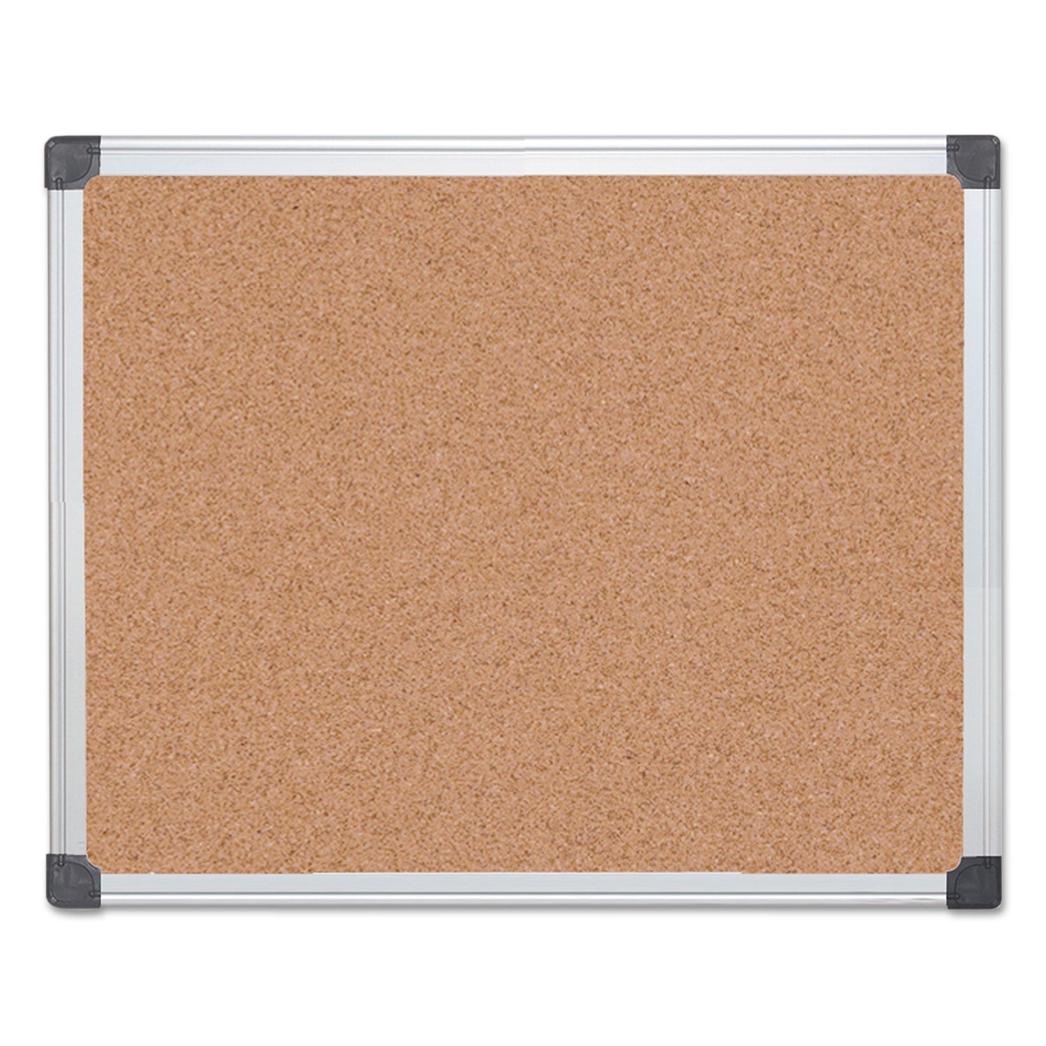 MasterVision Value Cork Bulletin Board with Aluminum Frame, 24 x 36, Natural