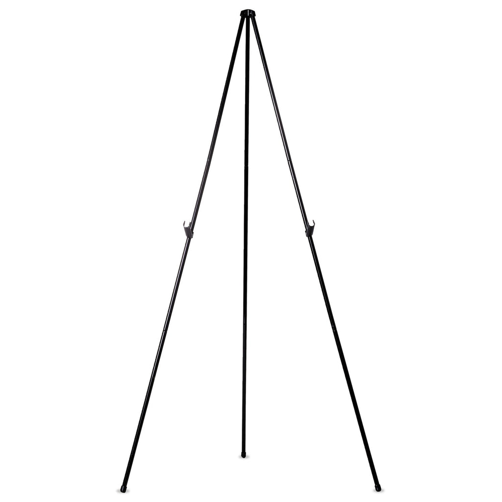 MasterVision Instant Easel, 61.5" High, Black, Steel, Heavy-Duty
