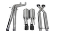 Corsa Performance 2.5" Dual Center Rear Exit Cat-Back Exhaust System with 4.0"