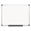 MasterVision Value Melamine Dry Erase Board, 36 x 48, White, Aluminum Frame