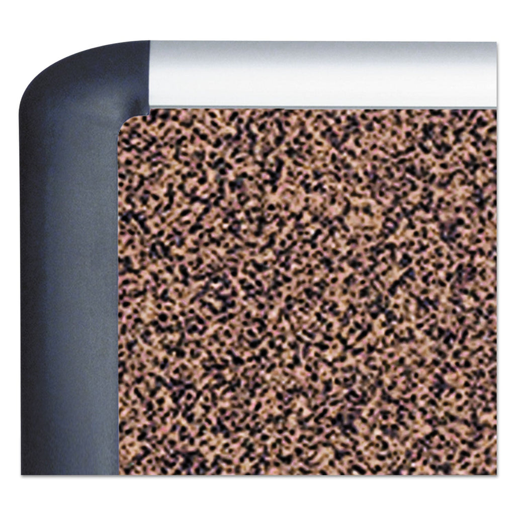 MasterVision Tech Cork Board, 24x36, Silver/Black Frame