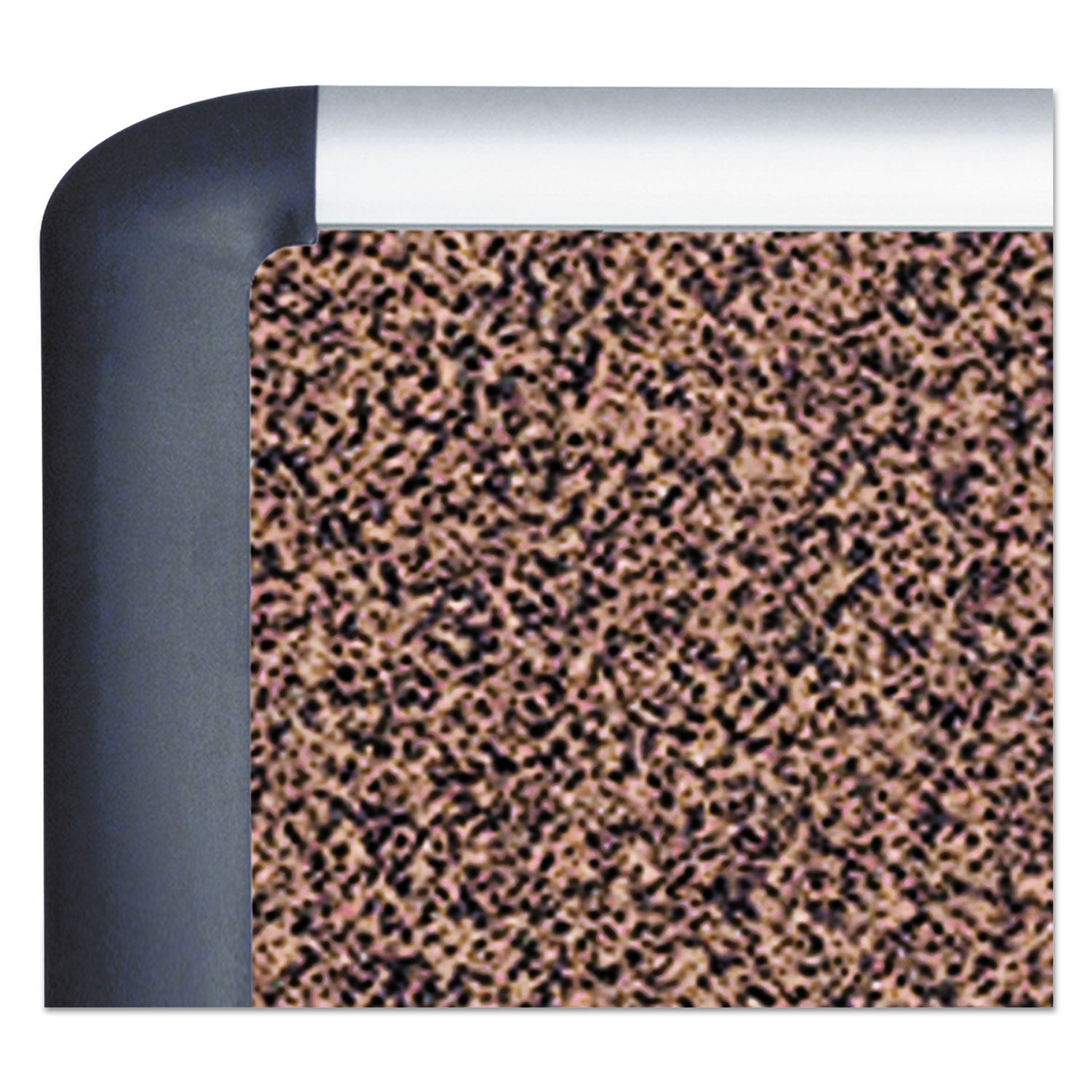 MasterVision Tech Cork Board, 24x36, Silver/Black Frame