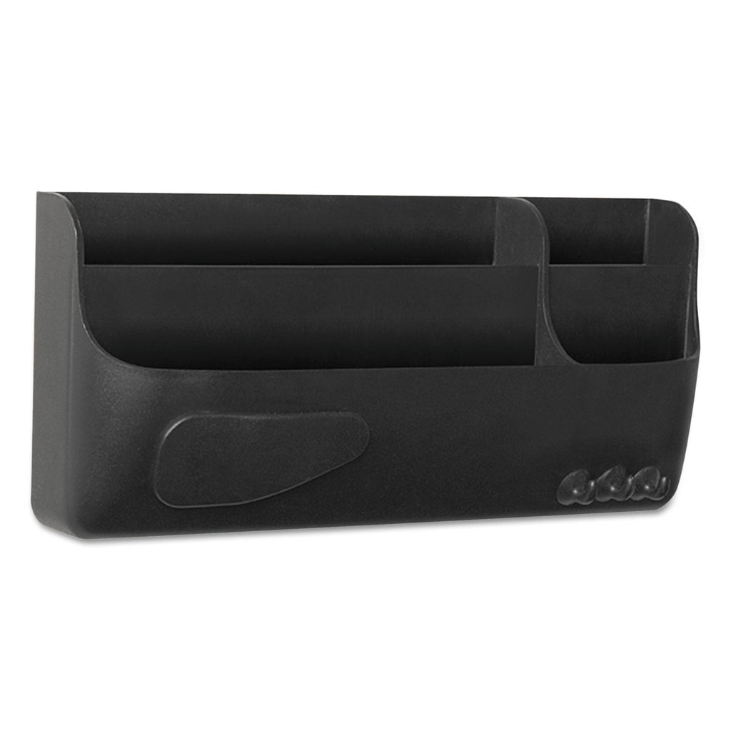 MasterVision Magnetic SmartBox Organizer, 9 x 4, Black