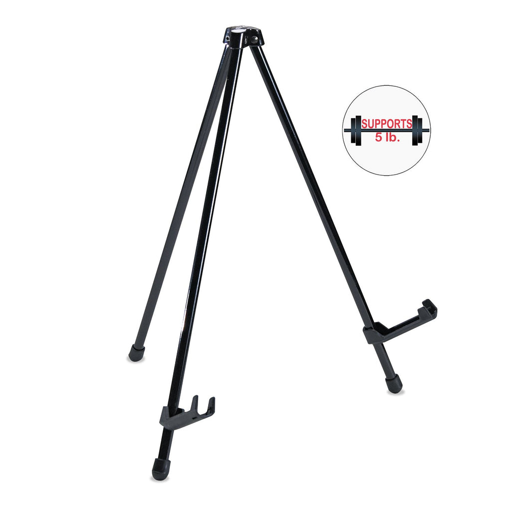 MasterVision Instant Table-Top Easel, 14.25" High, Black