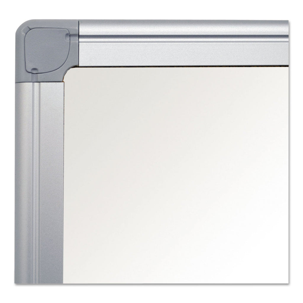 MasterVision Earth Easy-Clean Dry Erase Board, White/Silver, 36x48