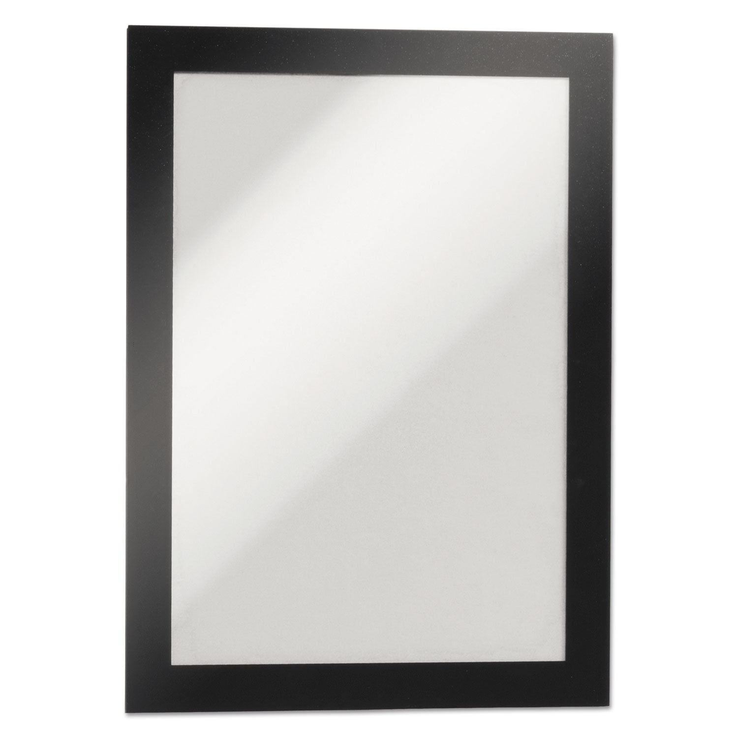 Durable DURAFRAME Sign Holder, 5.5 x 8.5, Black Frame, 2/Pack