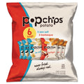 popchips Potato Chips, BBQ/Sea Salt Flavor, 0.8 oz Bag, 6/Pack