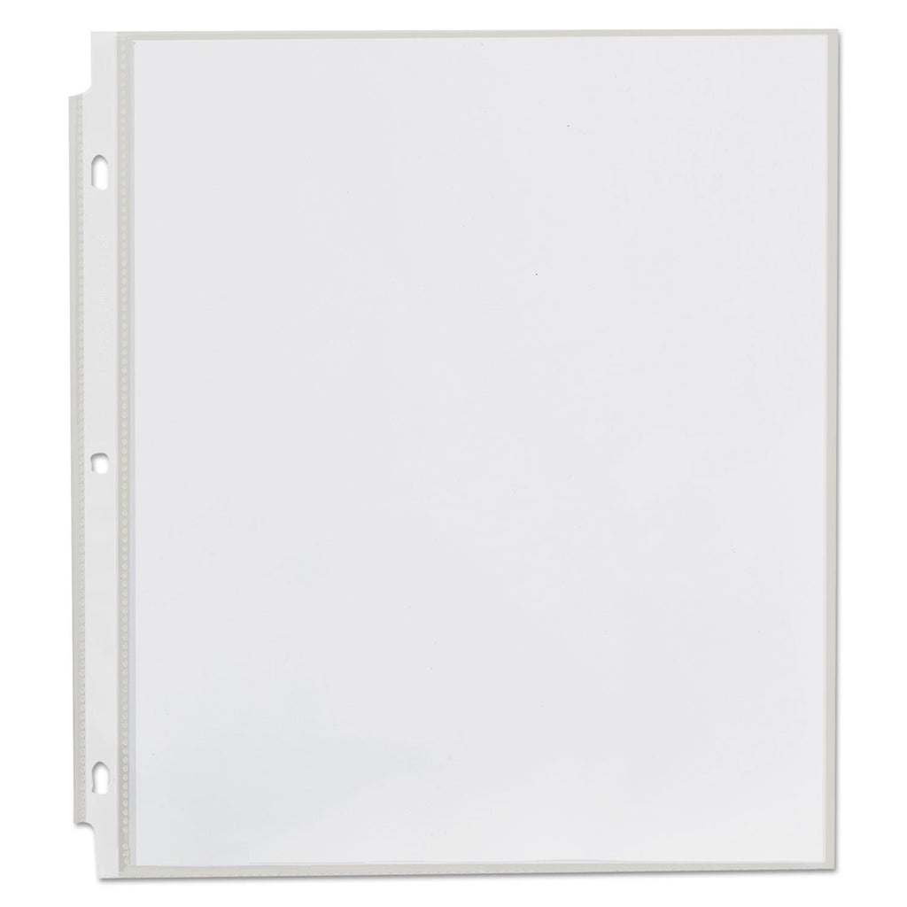 Universal Top-Load Poly Sheet Protectors, Economy, Letter, 100/Box