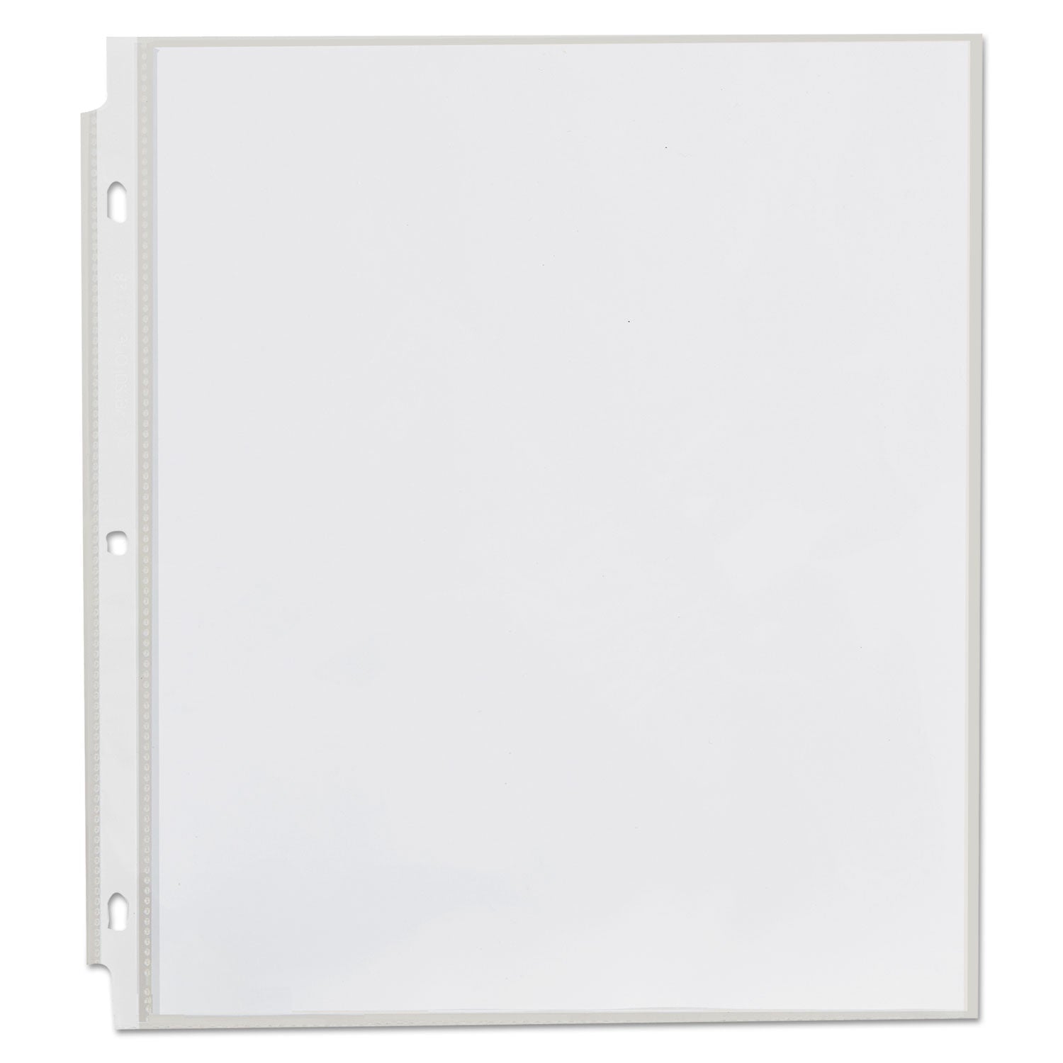 Universal Top-Load Poly Sheet Protectors, Economy, Letter, 100/Box