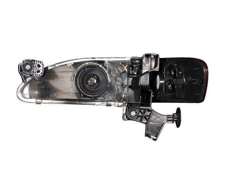 Anzo 1998-2000 Toyota Corolla Crystal Headlights Black